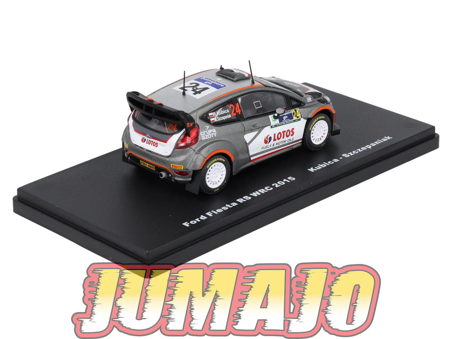 RMX70 1/43 Salvat Mexique Rallye WRC FORD Fiesta RS WRC 2015 #24 Kubica