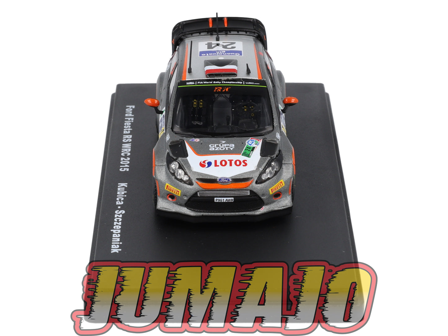 RMX70 1/43 Salvat Mexique Rallye WRC FORD Fiesta RS WRC 2015 #24 Kubica
