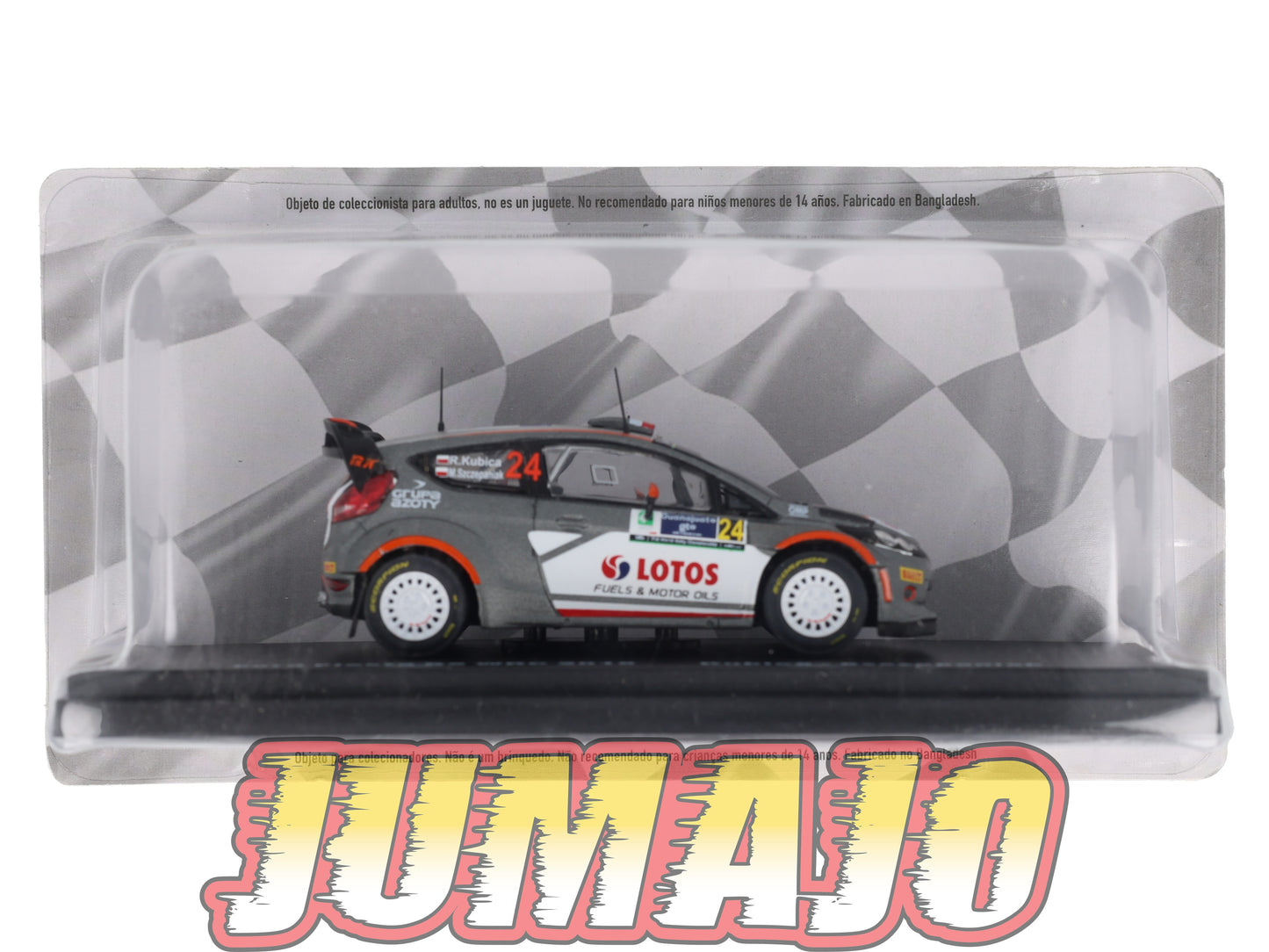 RMX70 1/43 Salvat Mexique Rallye WRC FORD Fiesta RS WRC 2015 #24 Kubica
