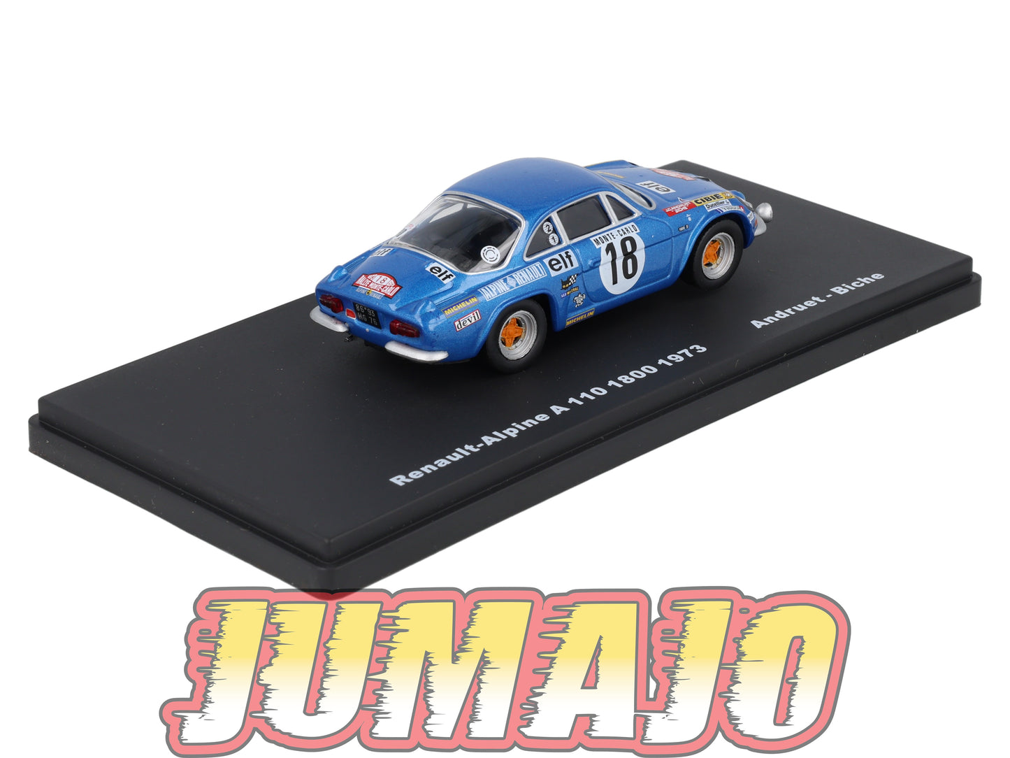 RMX71 1/43 Salvat Mexique Rallye WRC RENAULT Alpine A110 1800 1973 #18 Andruet
