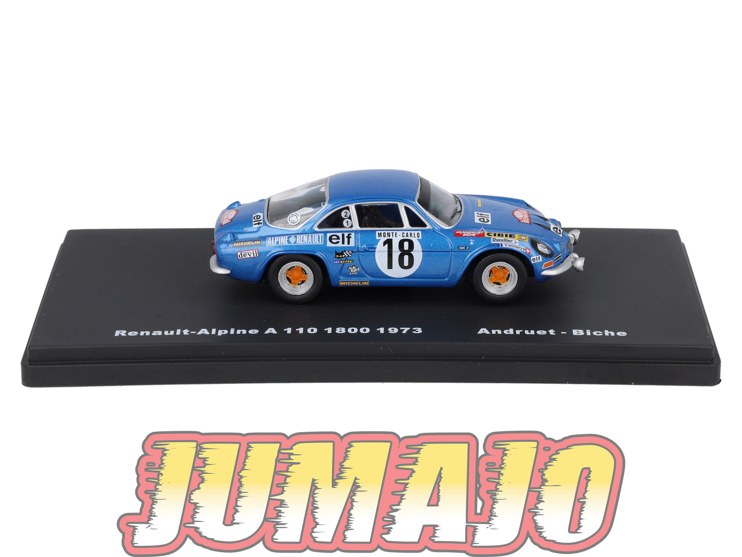 RMX71 1/43 Salvat Mexique Rallye WRC RENAULT Alpine A110 1800 1973 #18 Andruet