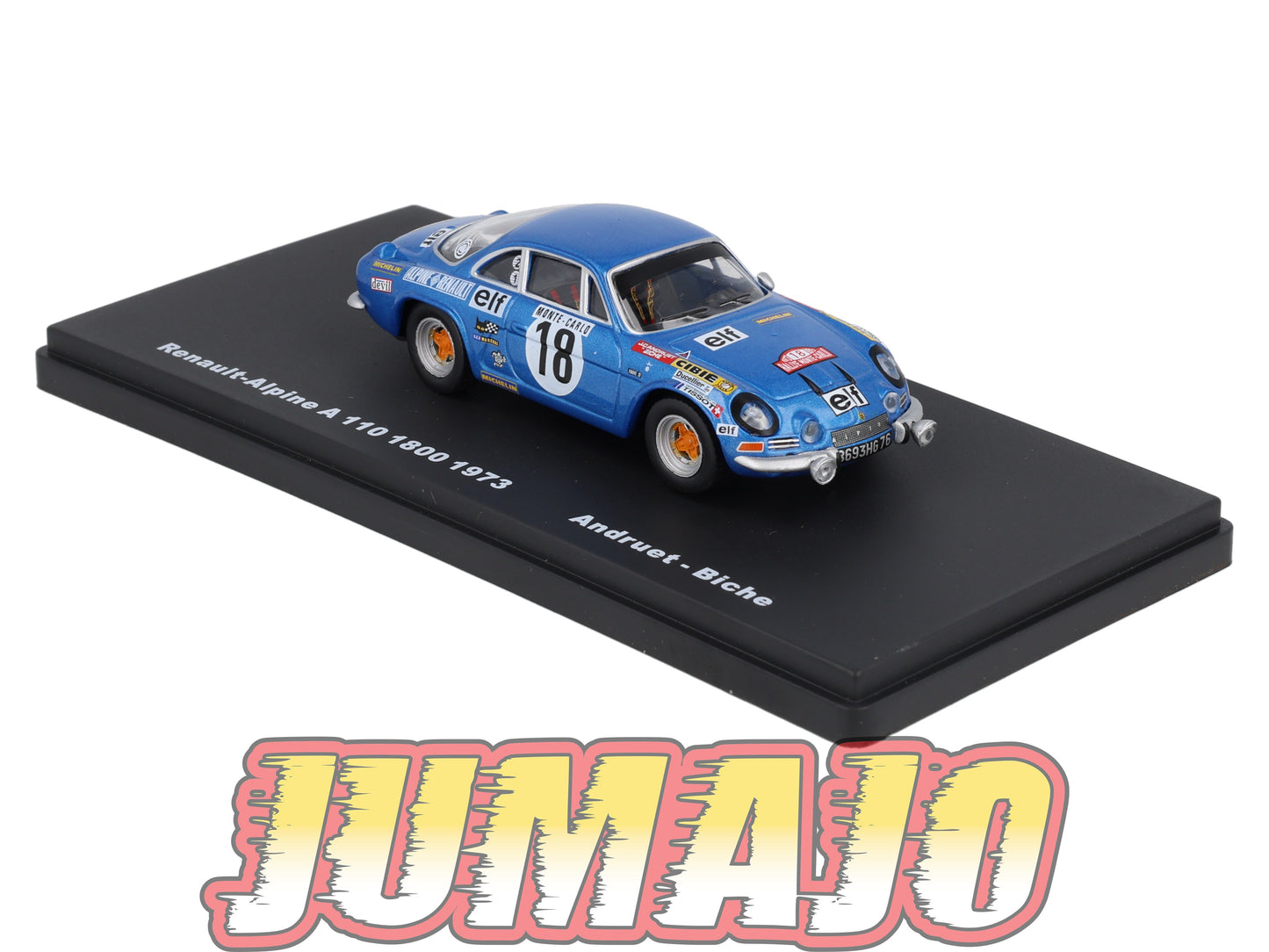 RMX71 1/43 Salvat Mexique Rallye WRC RENAULT Alpine A110 1800 1973 #18 Andruet