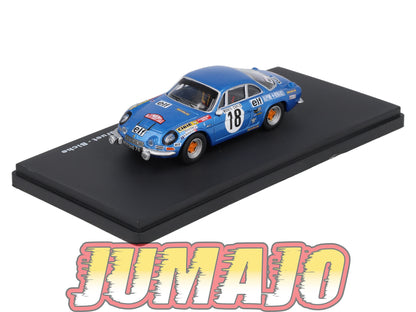 RMX71 1/43 Salvat Mexique Rallye WRC RENAULT Alpine A110 1800 1973 #18 Andruet