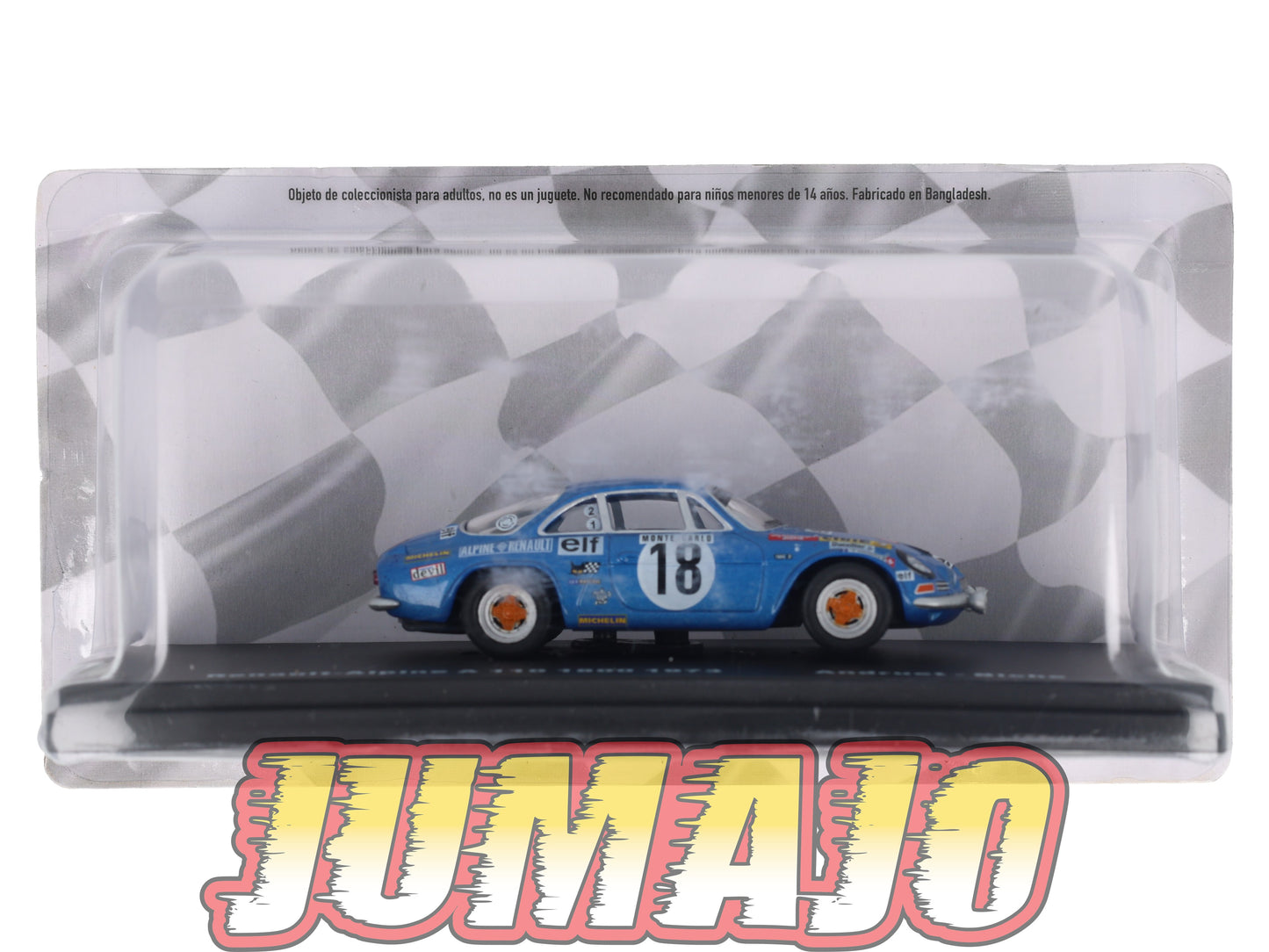 RMX71 1/43 Salvat Mexique Rallye WRC RENAULT Alpine A110 1800 1973 #18 Andruet
