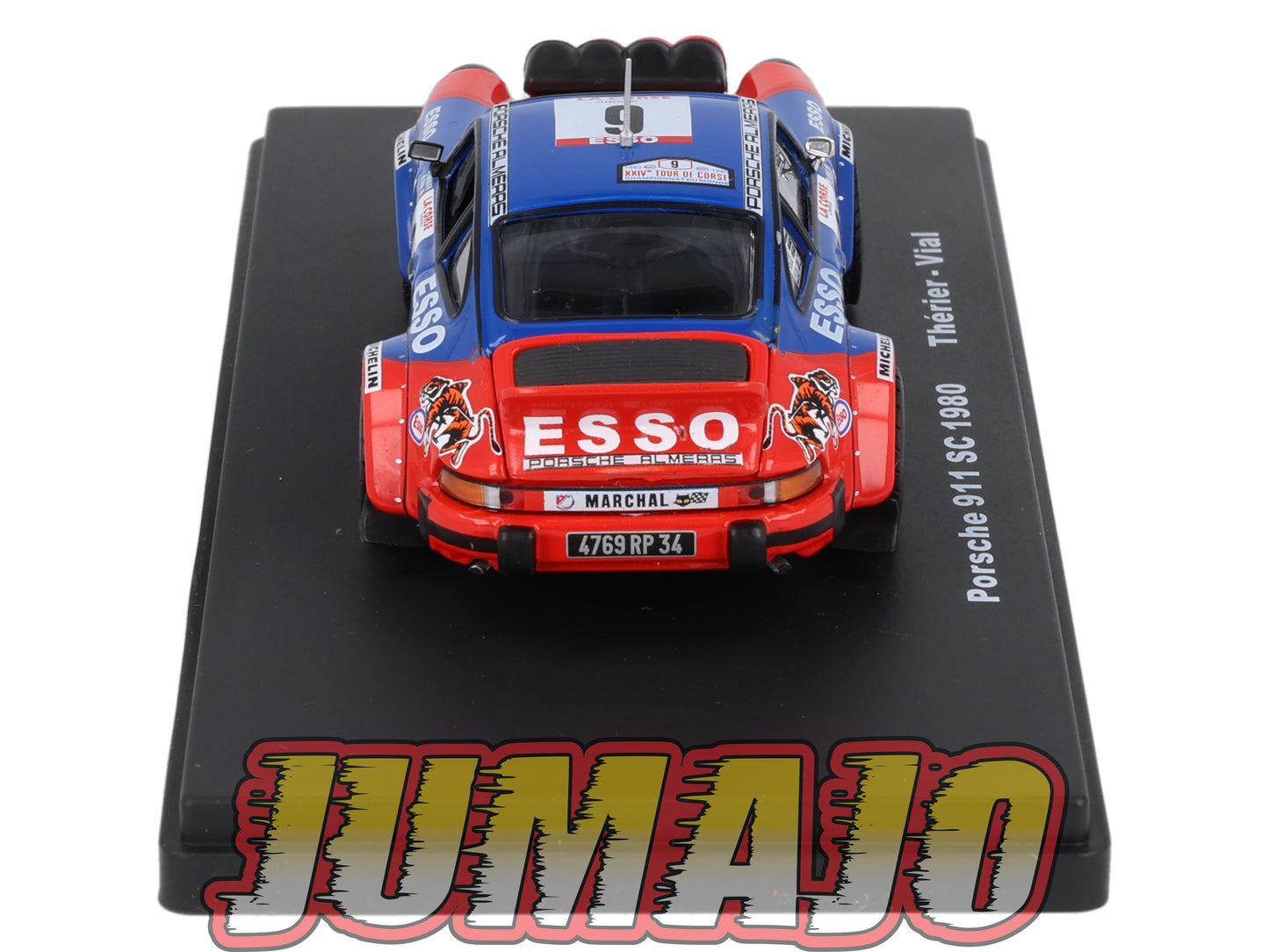 RMX72 1/43 Salvat Mexique Rallye WRC PORSCHE 911 SC 1980 #9 Thérier