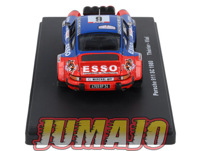 RMX72 1/43 Salvat Mexique Rallye WRC PORSCHE 911 SC 1980 #9 Thérier