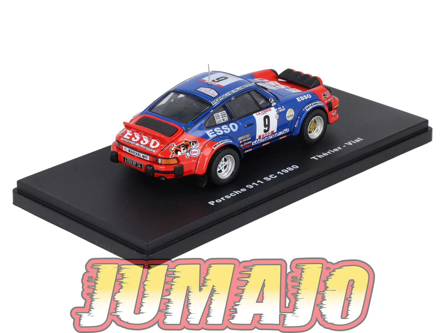 RMX72 1/43 Salvat Mexique Rallye WRC PORSCHE 911 SC 1980 #9 Thérier