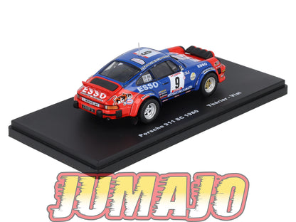 RMX72 1/43 Salvat Mexique Rallye WRC PORSCHE 911 SC 1980 #9 Thérier