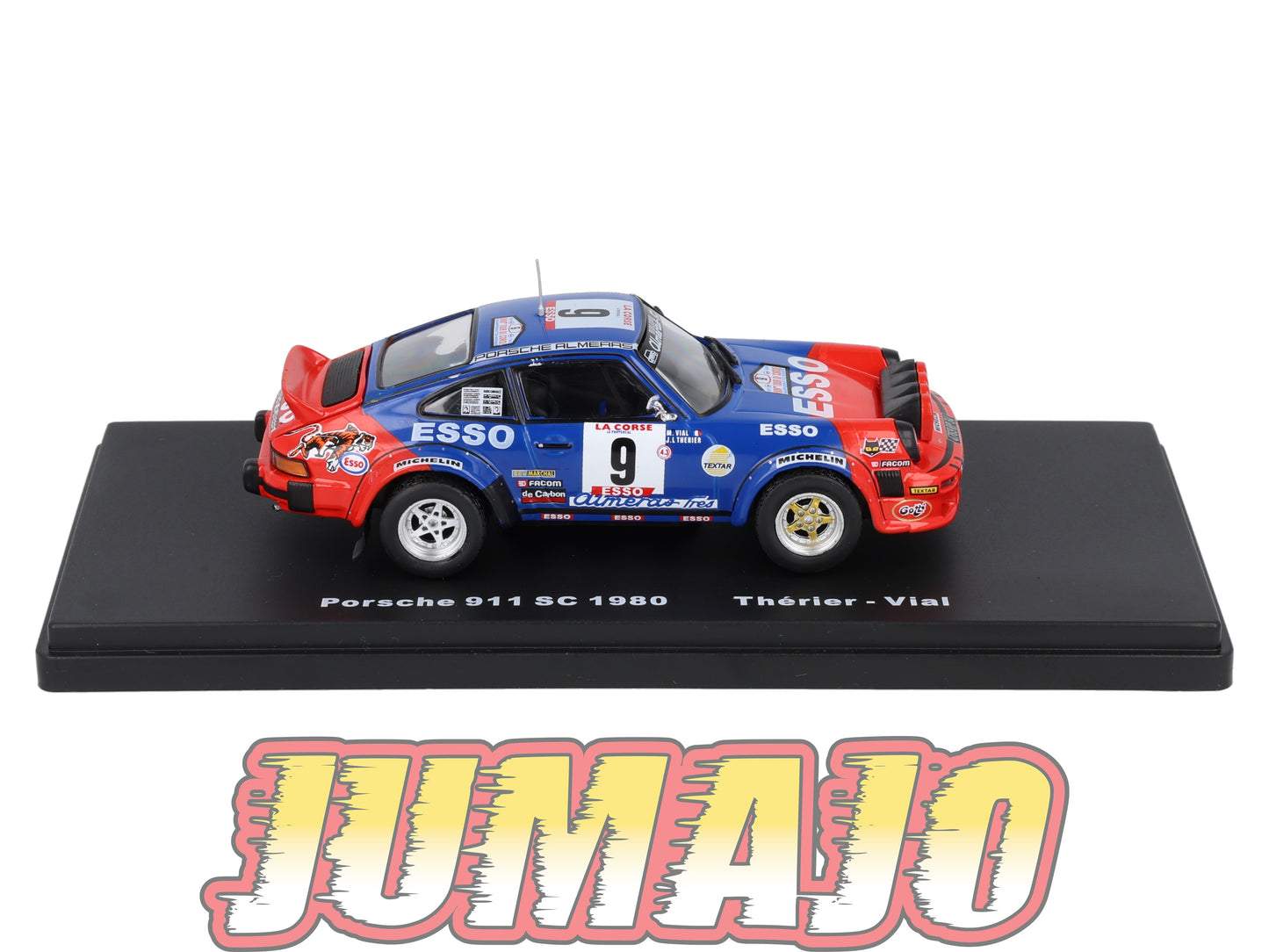RMX72 1/43 Salvat Mexique Rallye WRC PORSCHE 911 SC 1980 #9 Thérier