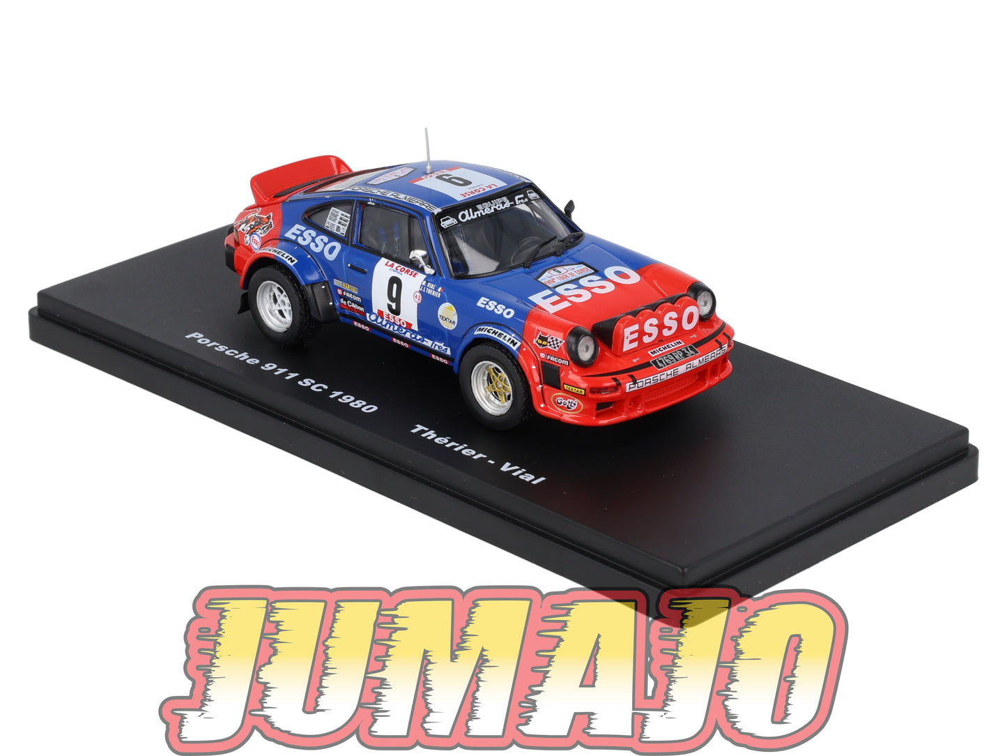 RMX72 1/43 Salvat Mexique Rallye WRC PORSCHE 911 SC 1980 #9 Thérier
