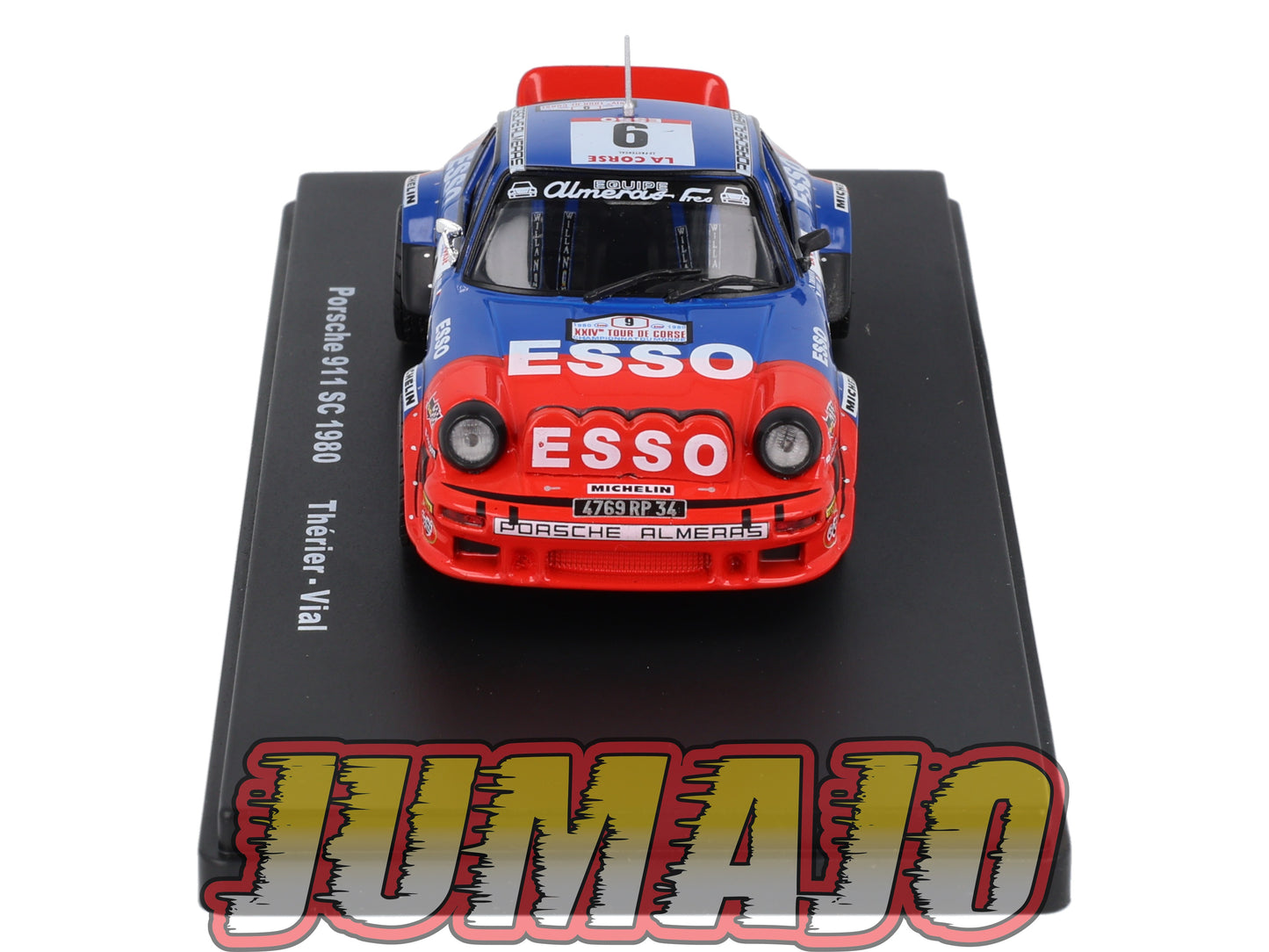 RMX72 1/43 Salvat Mexique Rallye WRC PORSCHE 911 SC 1980 #9 Thérier
