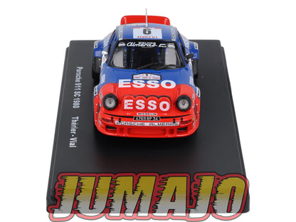 RMX72 1/43 Salvat Mexique Rallye WRC PORSCHE 911 SC 1980 #9 Thérier