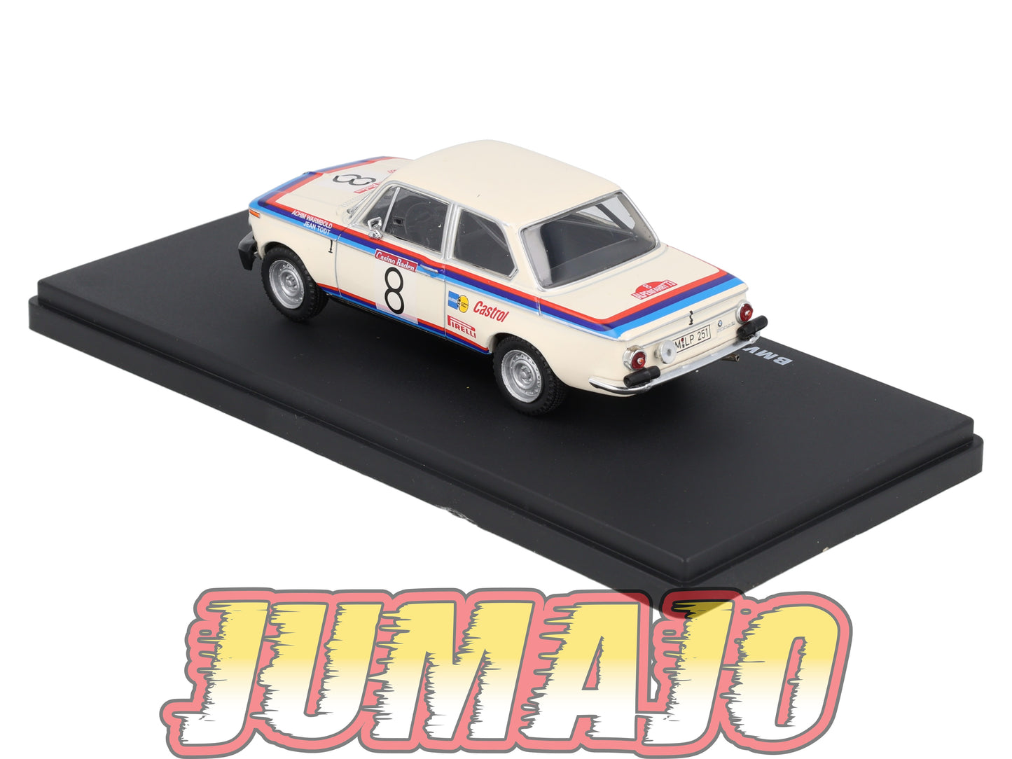 RMX74 1/43 Salvat Mexique Rallye WRC BMW 2002 TII 1973 #8 Warmbold