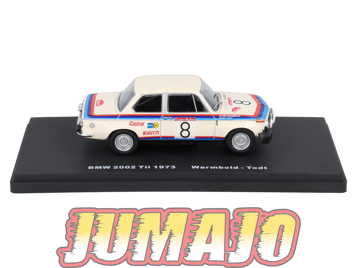 RMX74 1/43 Salvat Mexique Rallye WRC BMW 2002 TII 1973 #8 Warmbold
