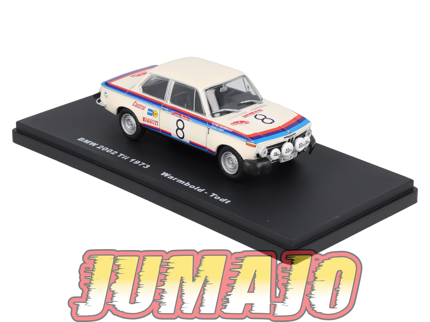 RMX74 1/43 Salvat Mexique Rallye WRC BMW 2002 TII 1973 #8 Warmbold