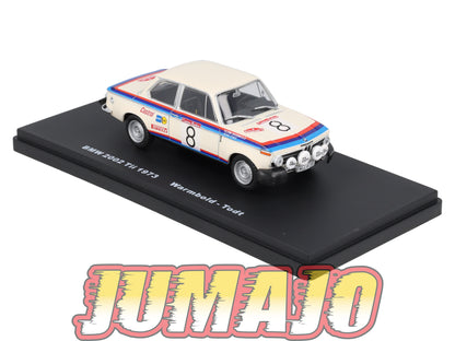 RMX74 1/43 Salvat Mexique Rallye WRC BMW 2002 TII 1973 #8 Warmbold