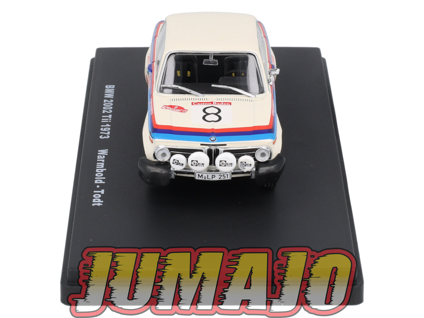 RMX74 1/43 Salvat Mexique Rallye WRC BMW 2002 TII 1973 #8 Warmbold