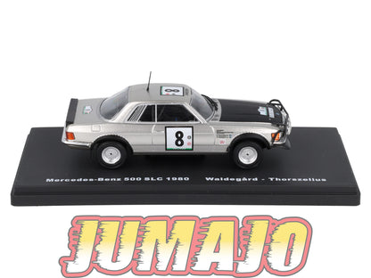 RMX75 1/43 Salvat Mexique Rallye WRC MERCEDES BENZ 500 SLC 1980 #8 Waldegard