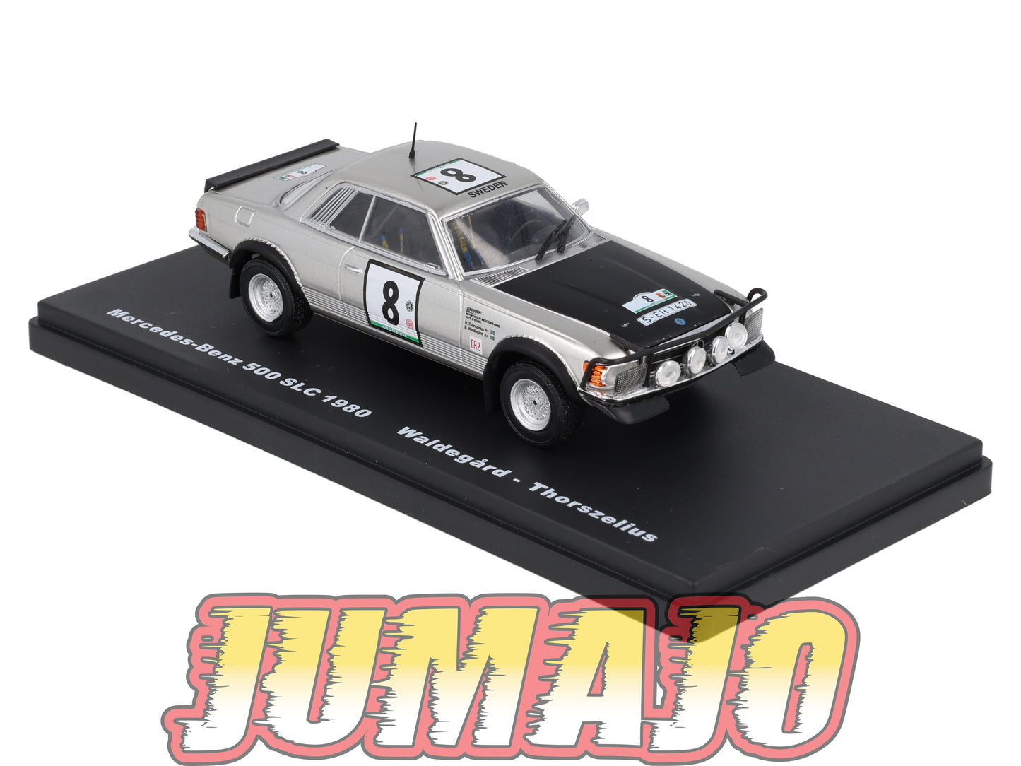 RMX75 1/43 Salvat Mexique Rallye WRC MERCEDES BENZ 500 SLC 1980 #8 Waldegard