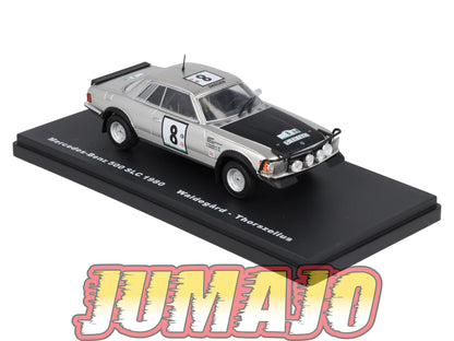 RMX75 1/43 Salvat Mexique Rallye WRC MERCEDES BENZ 500 SLC 1980 #8 Waldegard