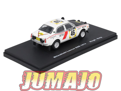RMX76 1/43 Salvat Mexique Rallye WRC MITSUBISHI Lancer GSR 1974 #46 Singh