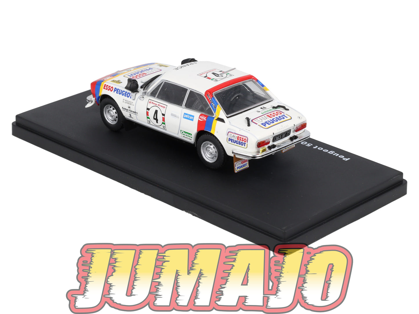 RMX77 1/43 Salvat Mexique Rallye WRC PEUGEOT 504 Coupé V6 1978 #4 Lefebvre