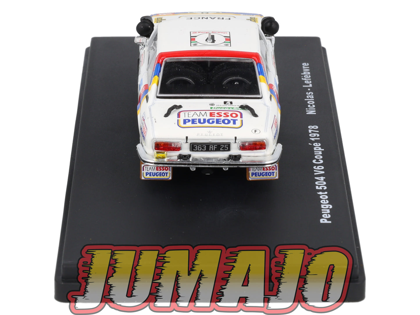 RMX77 1/43 Salvat Mexique Rallye WRC PEUGEOT 504 Coupé V6 1978 #4 Lefebvre