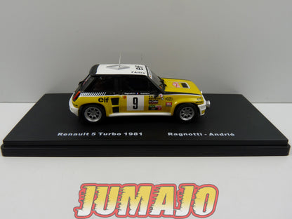 RMX8 1/43 Salvat Mexique Rallye WRC : Renault 5 Turbo 1981 Monte Carlo Ragnotti Andrié #9