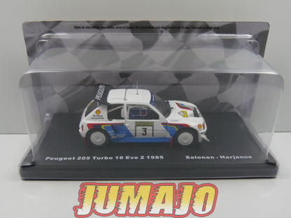 RMX9 1/43 Salvat Mexique Rallye WRC : PEUGEOT 205 Turbo 16 Evo 2 1985 – Jumajo RMX9 1/43 Salvat Mexique Rallye WRC : PEUGEOT 205 Turbo 16 Evo 2 1985 – Jumajo