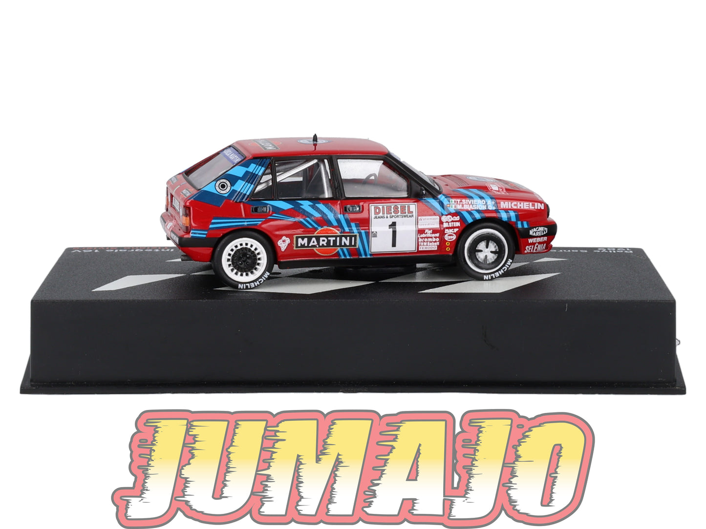 RP12 1/43 IXO Altaya Passion Rallye Lancia Delta HF Integrale 16V Sanremo M.Biasion #1 1989