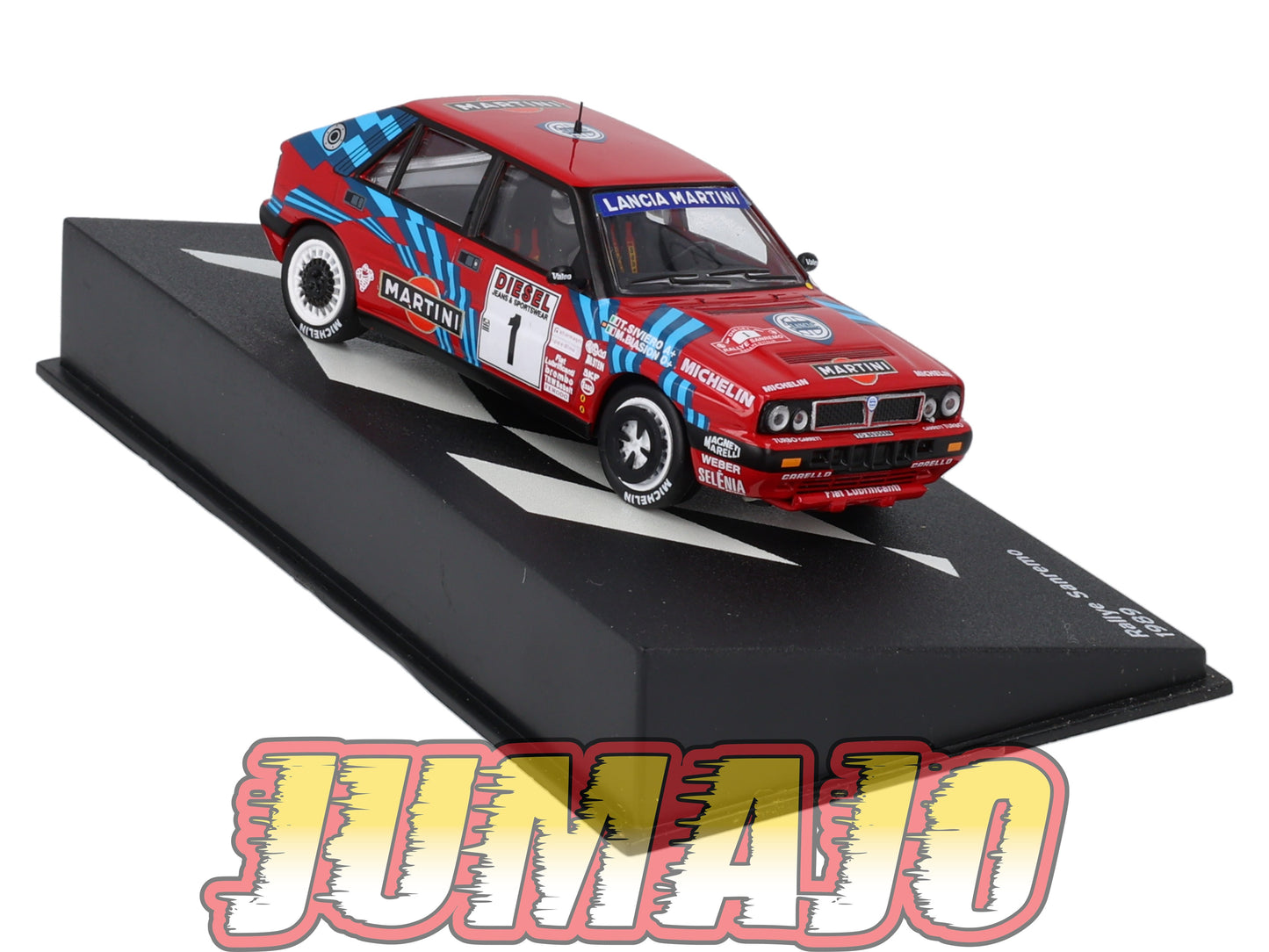 RP12 1/43 IXO Altaya Passion Rallye Lancia Delta HF Integrale 16V Sanremo M.Biasion #1 1989