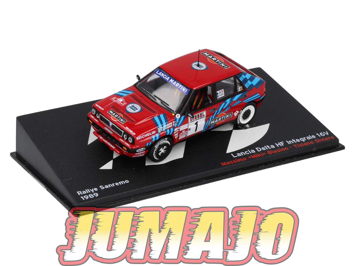 RP12 1/43 IXO Altaya Passion Rallye Lancia Delta HF Integrale 16V Sanremo M.Biasion #1 1989