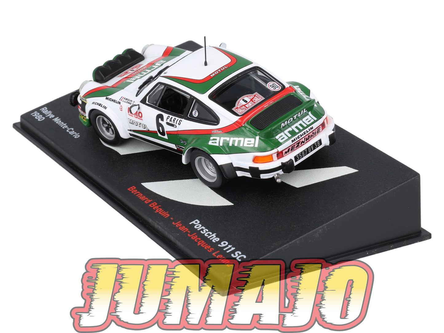 RP13 1/43 IXO Altaya Passion Rallye PORSCHE 911 SC B.Beguin 1980 #6