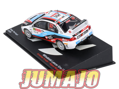 RP14 1/43 IXO Altaya Passion Rallye Mitsubishi Lancer Evo IX Portugal A.Araujo #147 2009