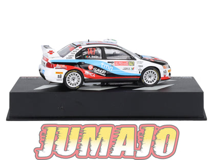 RP14 1/43 IXO Altaya Passion Rallye Mitsubishi Lancer Evo IX Portugal A.Araujo #147 2009