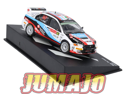 RP14 1/43 IXO Altaya Passion Rallye Mitsubishi Lancer Evo IX Portugal A.Araujo #147 2009