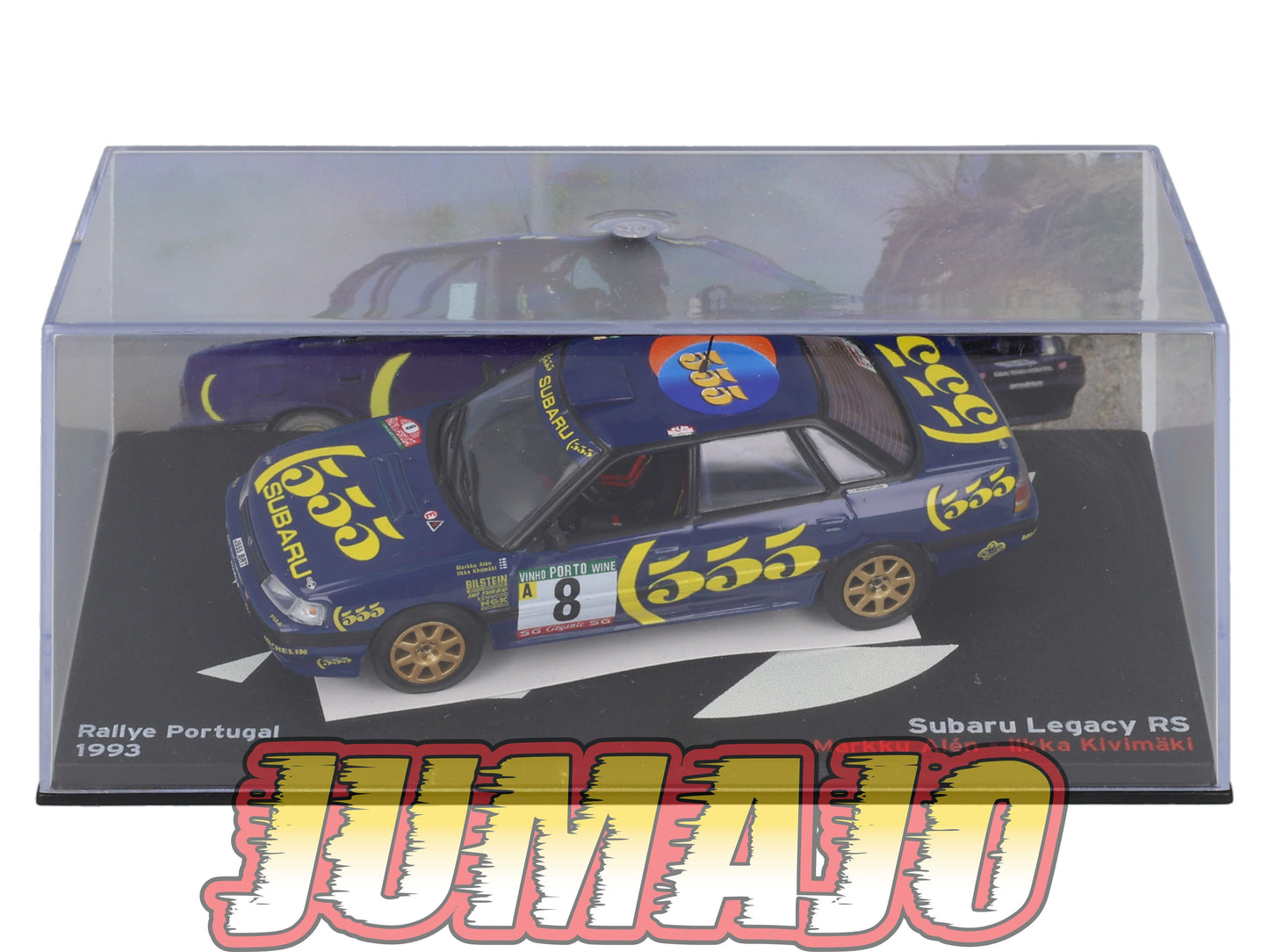 RP15 1/43 IXO Altaya Passion Rallye Subaru Legacy RS Portugal M.Alen #8 1993