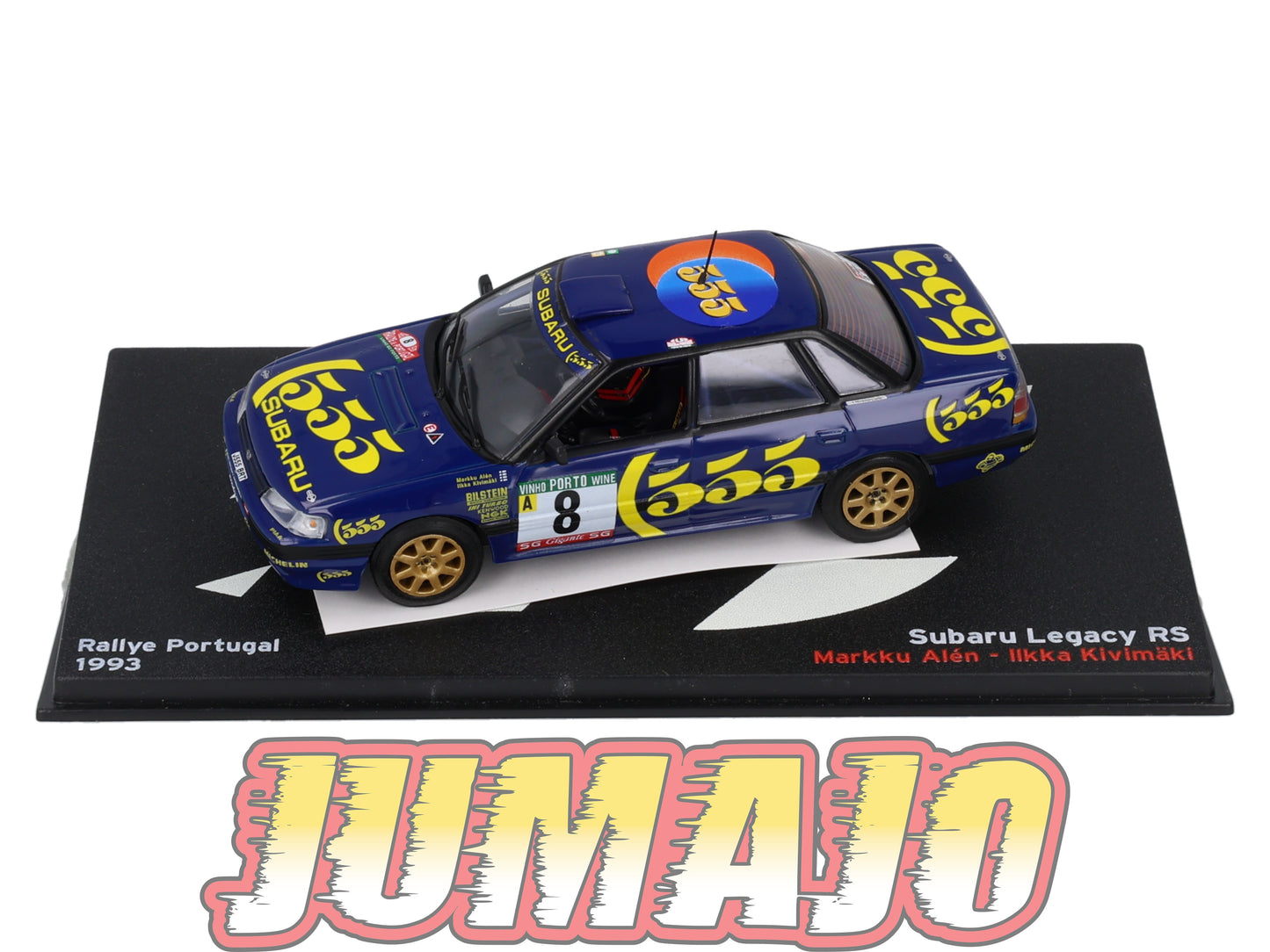 RP15 1/43 IXO Altaya Passion Rallye Subaru Legacy RS Portugal M.Alen #8 1993