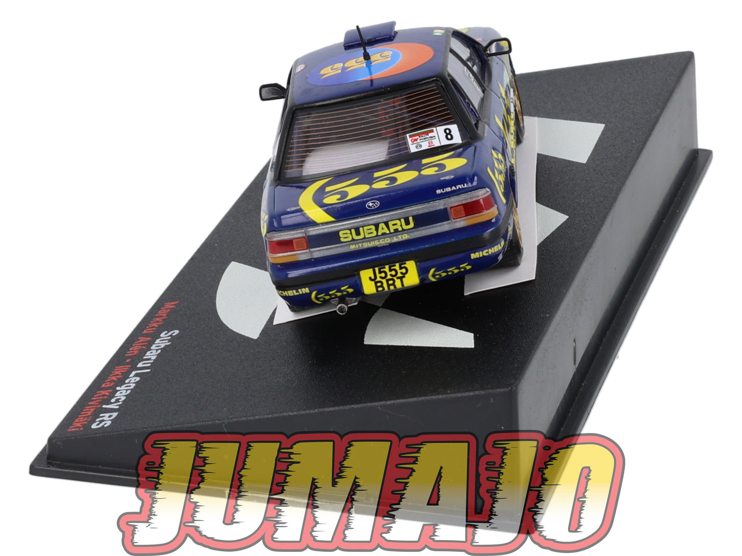 RP15 1/43 IXO Altaya Passion Rallye Subaru Legacy RS Portugal M.Alen #8 1993