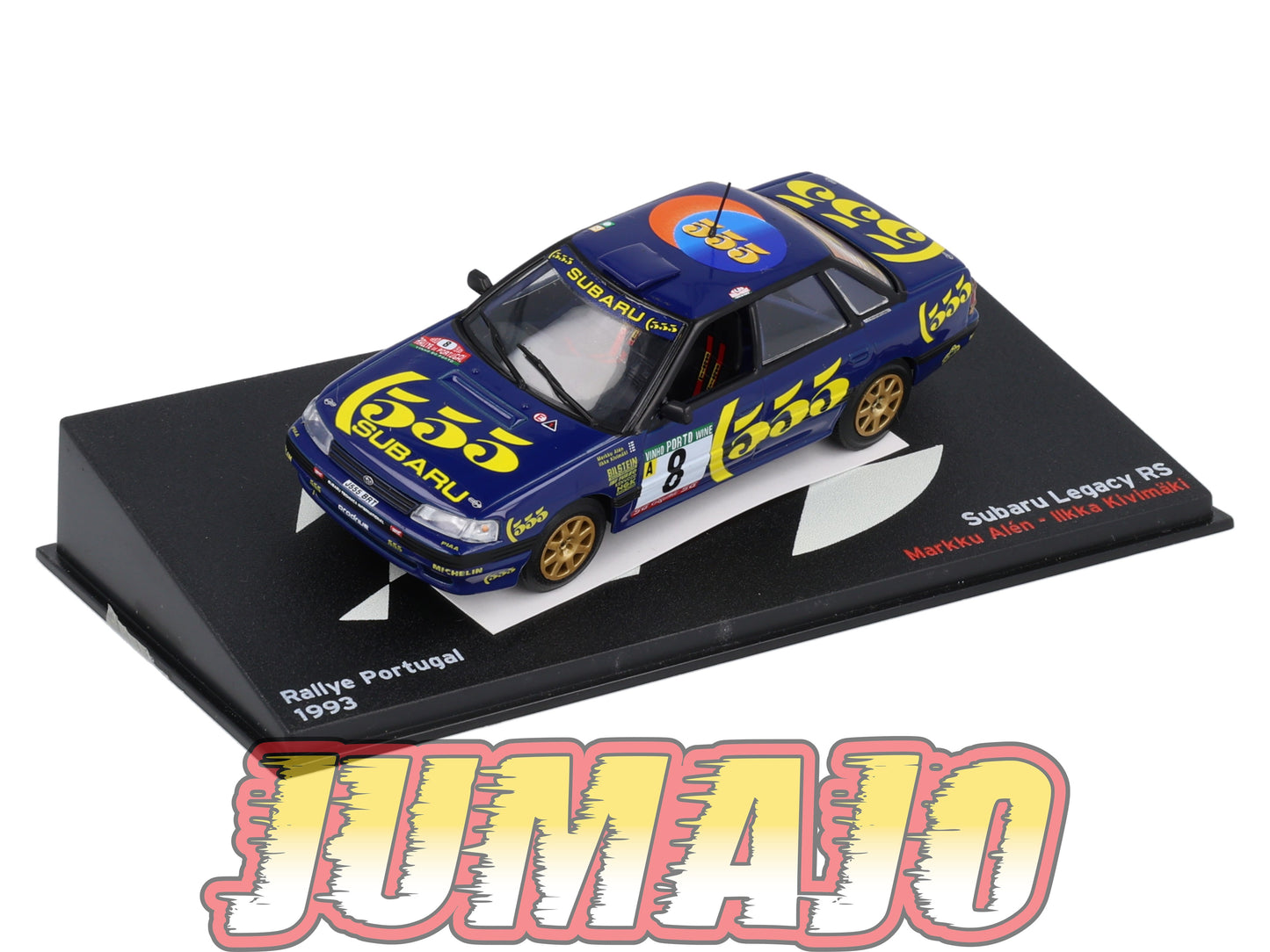 RP15 1/43 IXO Altaya Passion Rallye Subaru Legacy RS Portugal M.Alen #8 1993