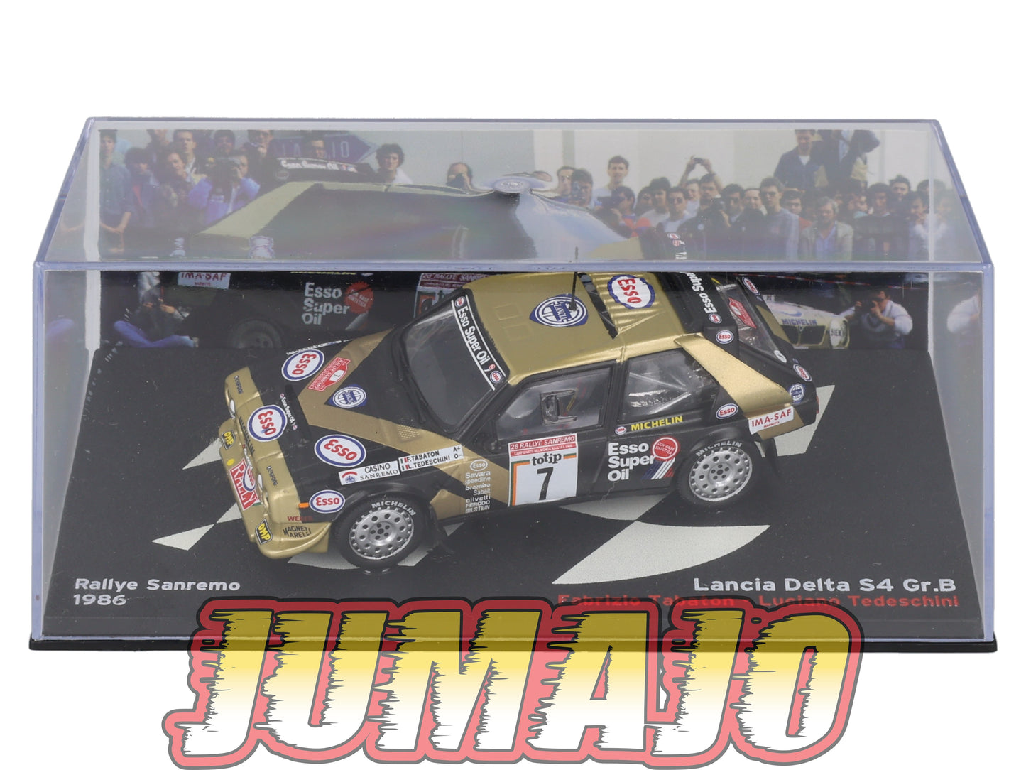 RP16 1/43 IXO Altaya Passion Rallye Lancia Delta S4 Gr.b Sanremo F.Tabaton #7 1986