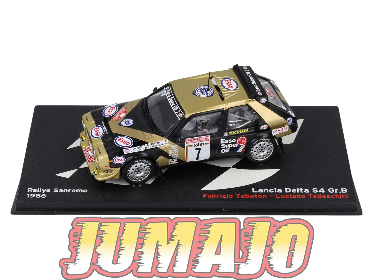 RP16 1/43 IXO Altaya Passion Rallye Lancia Delta S4 Gr.b Sanremo F.Tabaton #7 1986