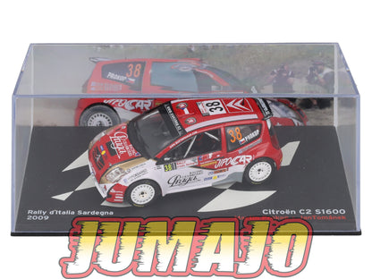 RP19 1/43 IXO Altaya Passion Rallye Citroen C2 S1600 Italie M.Prokop #38 2009