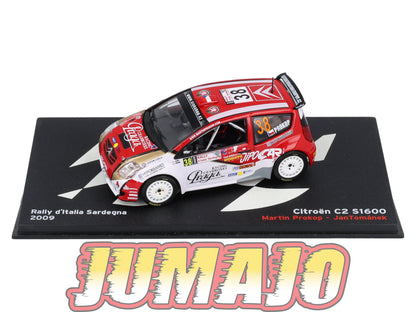 RP19 1/43 IXO Altaya Passion Rallye Citroen C2 S1600 Italie M.Prokop #38 2009