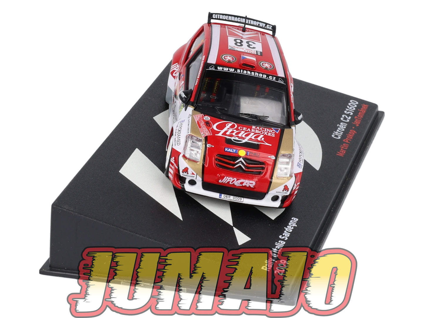 RP19 1/43 IXO Altaya Passion Rallye Citroen C2 S1600 Italie M.Prokop #38 2009