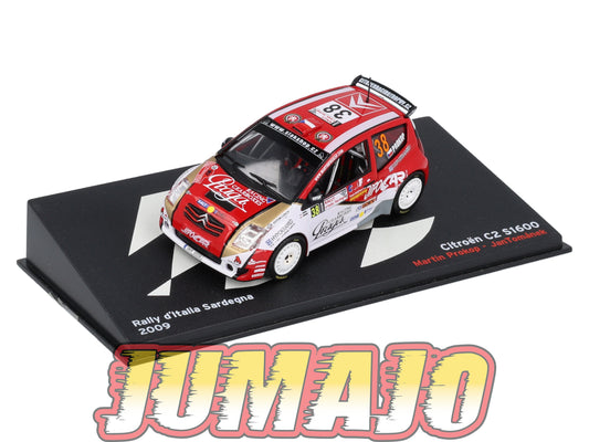 RP19 1/43 IXO Altaya Passion Rallye Citroen C2 S1600 Italie M.Prokop #38 2009