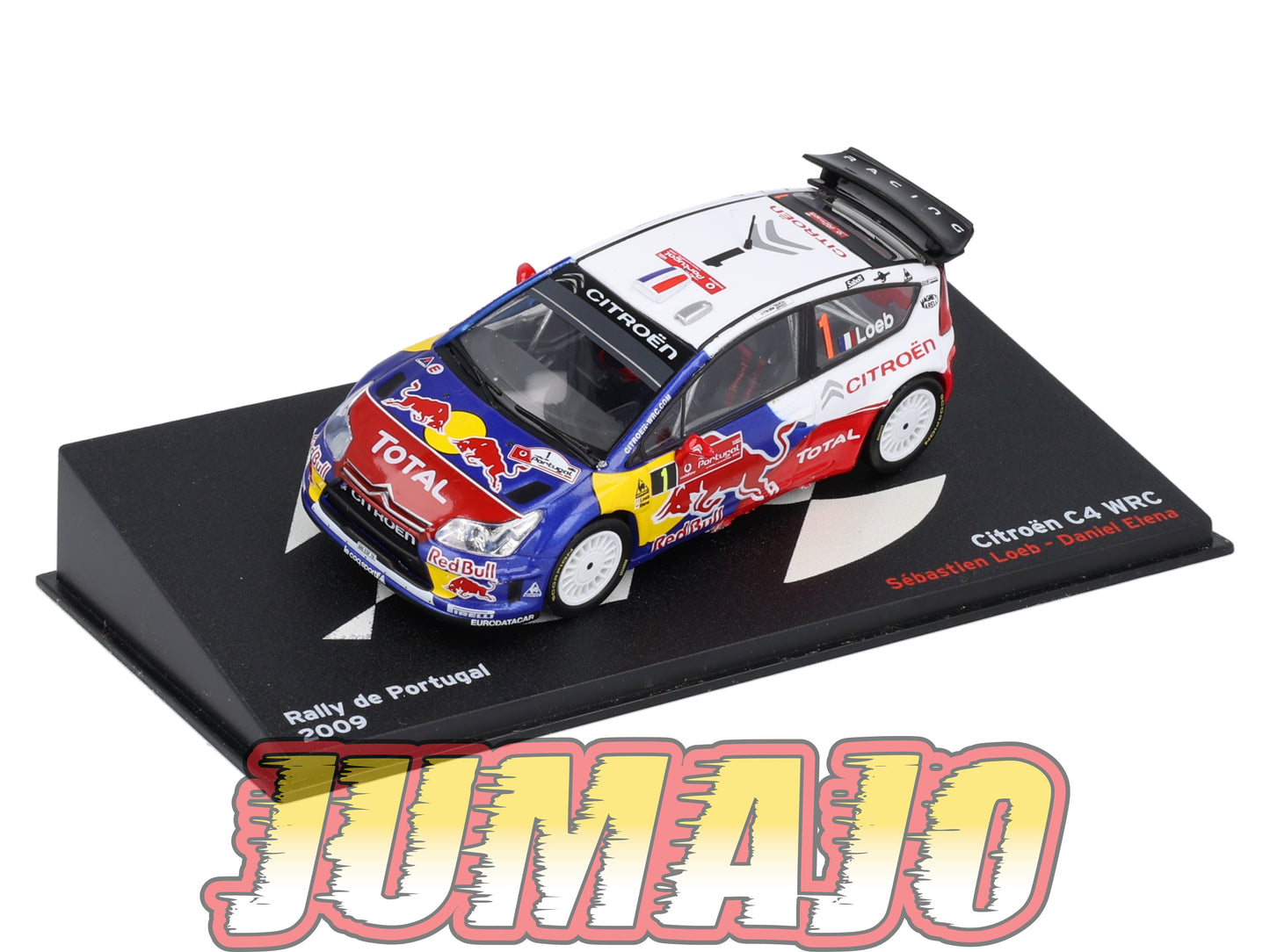 RP1 1/43 IXO Altaya Passion Rallye Citroen C4 Portugal S.Loeb #1 2009