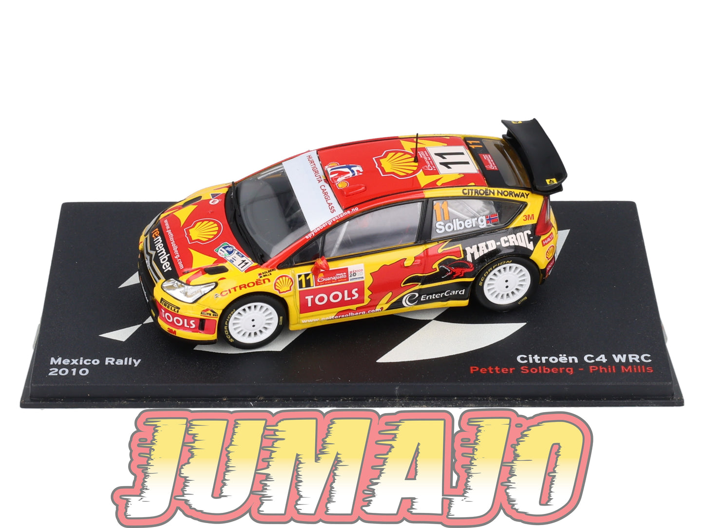 RP22 1/43 IXO Altaya Passion Rallye Citroen C4 WRC Mexique P.Solberg #11 2010