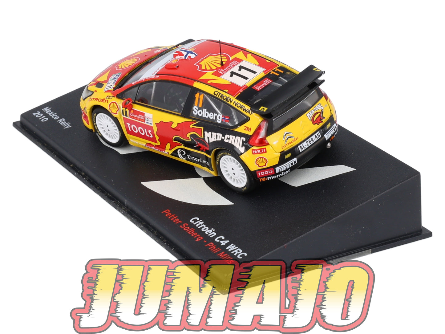 RP22 1/43 IXO Altaya Passion Rallye Citroen C4 WRC Mexique P.Solberg #11 2010