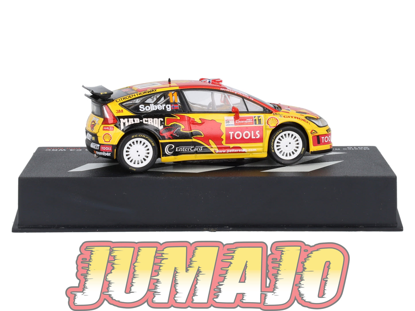 RP22 1/43 IXO Altaya Passion Rallye Citroen C4 WRC Mexique P.Solberg #11 2010